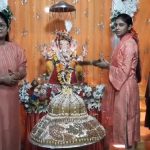 Modak Weighing 51 Kg Made in Bihar Video: Huge Modak Offered to Lord Ganesha During Ongoing Ganesh Chaturthi Festival in Gaya’s Powerganj Area